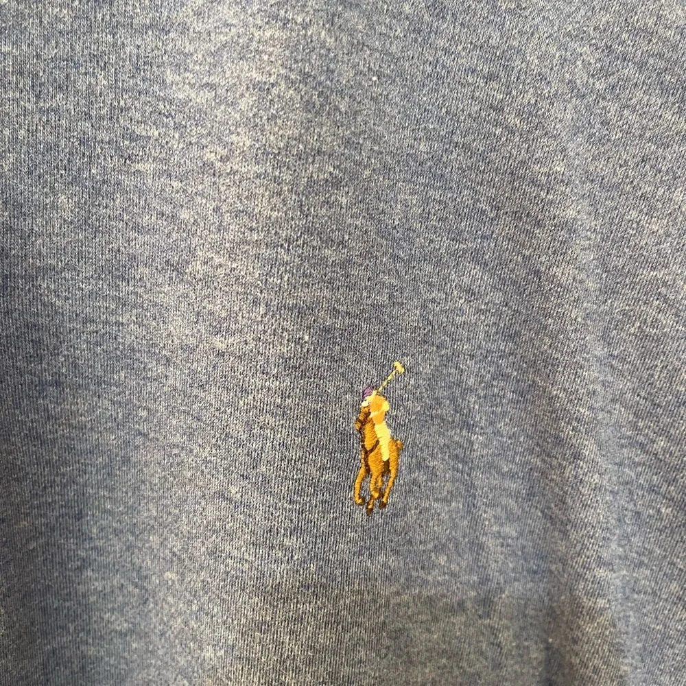 Polo Ralph Lauren Men’s Blue Polo‎ Shirt Custom Slim Fit Collard Cotton Size 2XL